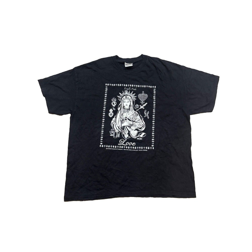 Vtg Hanes Heavyweight Zombies House of Voodoo T-Shirt New Orleans Occult XL